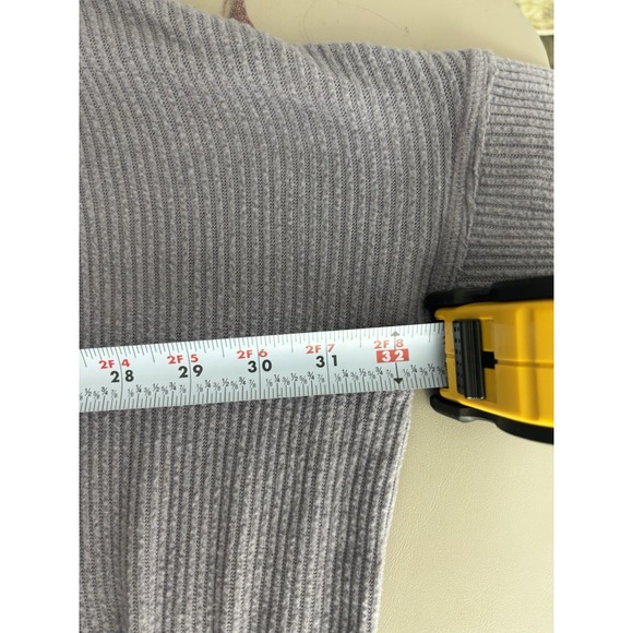 We The Free Womens Size L The Rosa Ribbed Sweater Shirt Lavender Lagenlook 0465 - Picture 9 of 10